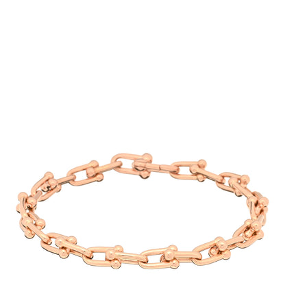 Tiffany 18K Rose Gold Small HardWear Link Bracelet 1 of 3
