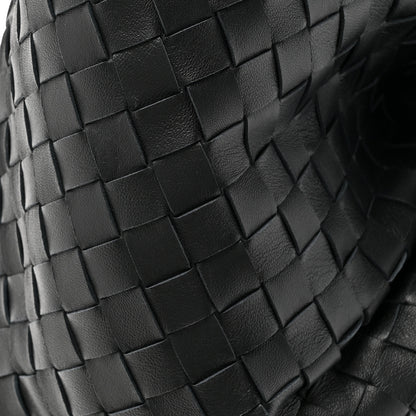Bottega Veneta Nappa Intrecciato Foulard Hobo Bag Black 9 of 15