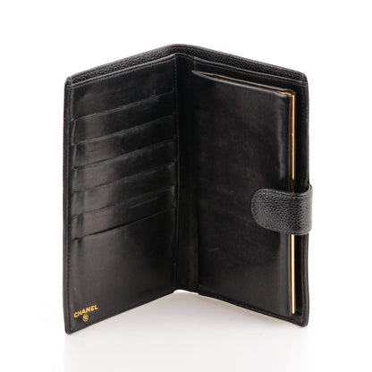 Chanel Caviar Timeless CC French Wallet Black 5 of 7
