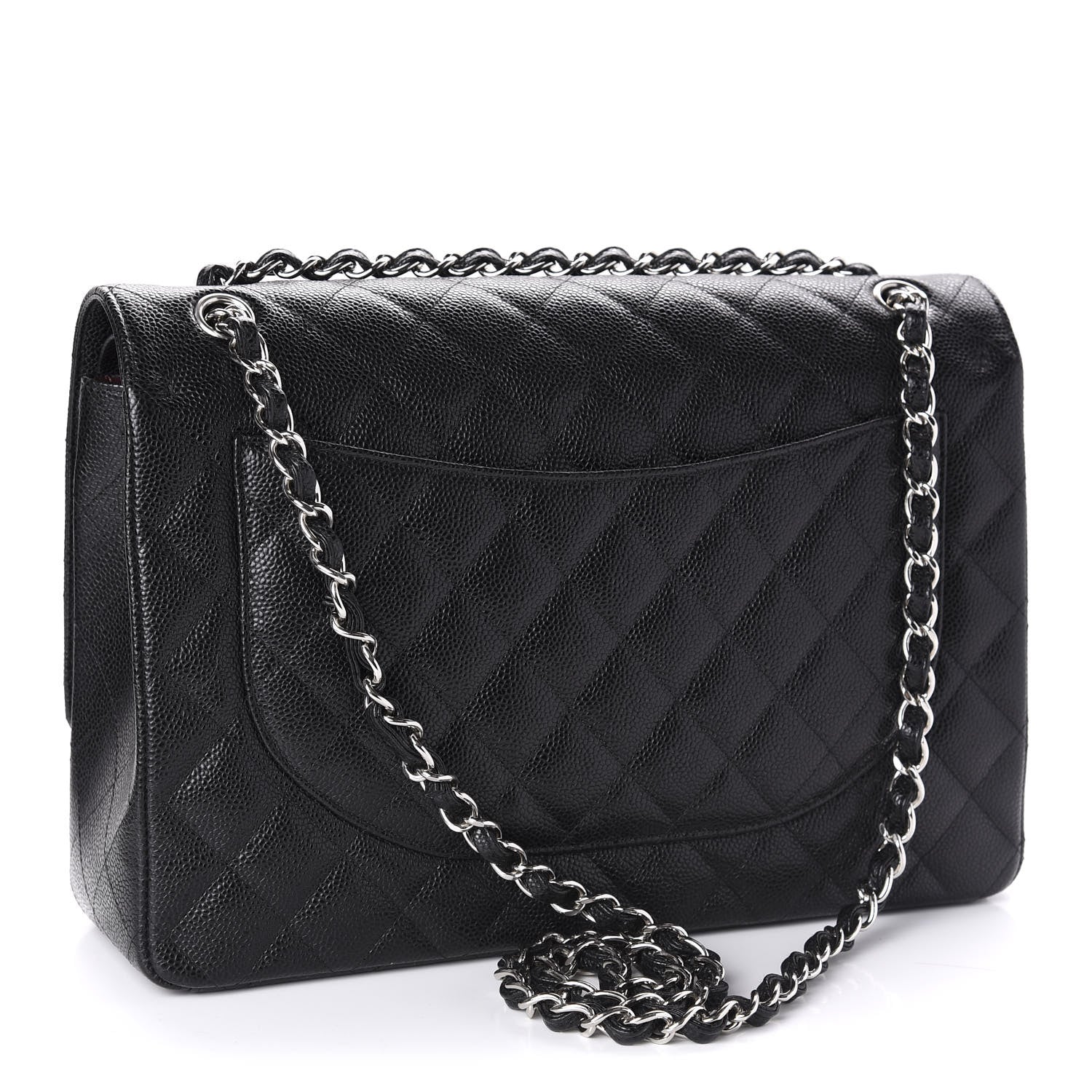 Chanel Caviar Quilted Maxi Double Flap Black 4 of 12