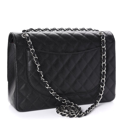 Chanel Caviar Quilted Maxi Double Flap Black 4 of 12