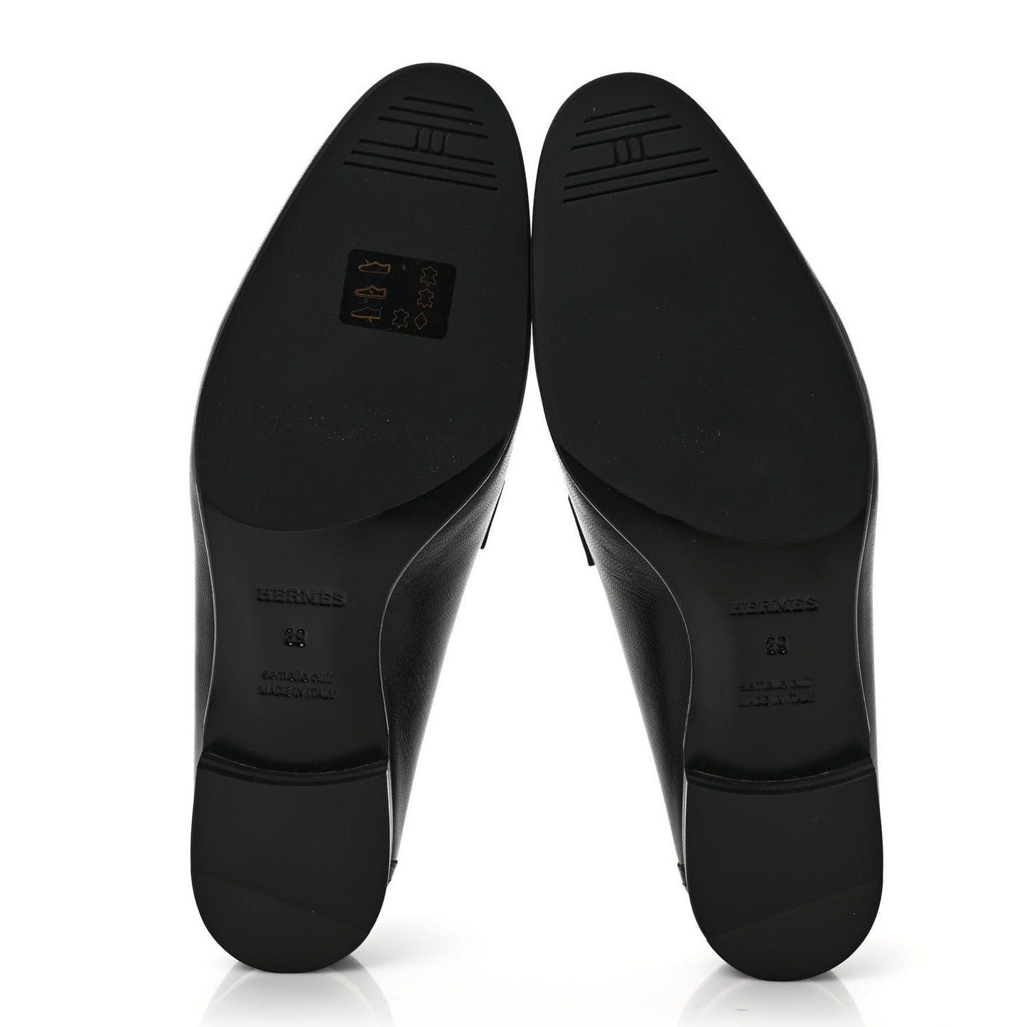 Goatskin Womens Royal Loafers 39 Black