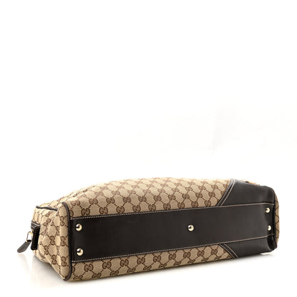 Gucci Monogram New Britt Medium Boston Dark Brown 4 of 15