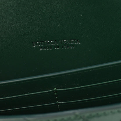 Bottega Veneta Nappa Intrecciato Long Andiamo Top Handle Clutch Emerald Green 6 of 7