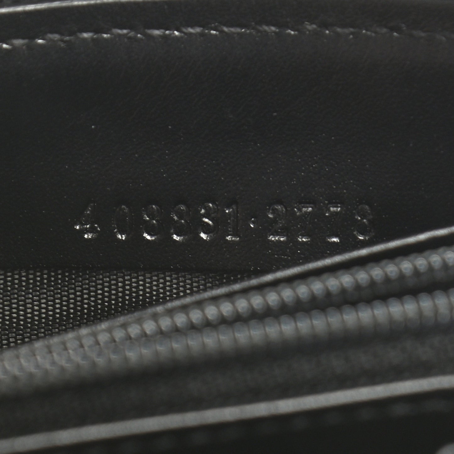 Guccissima Web Zip Around Wallet Black