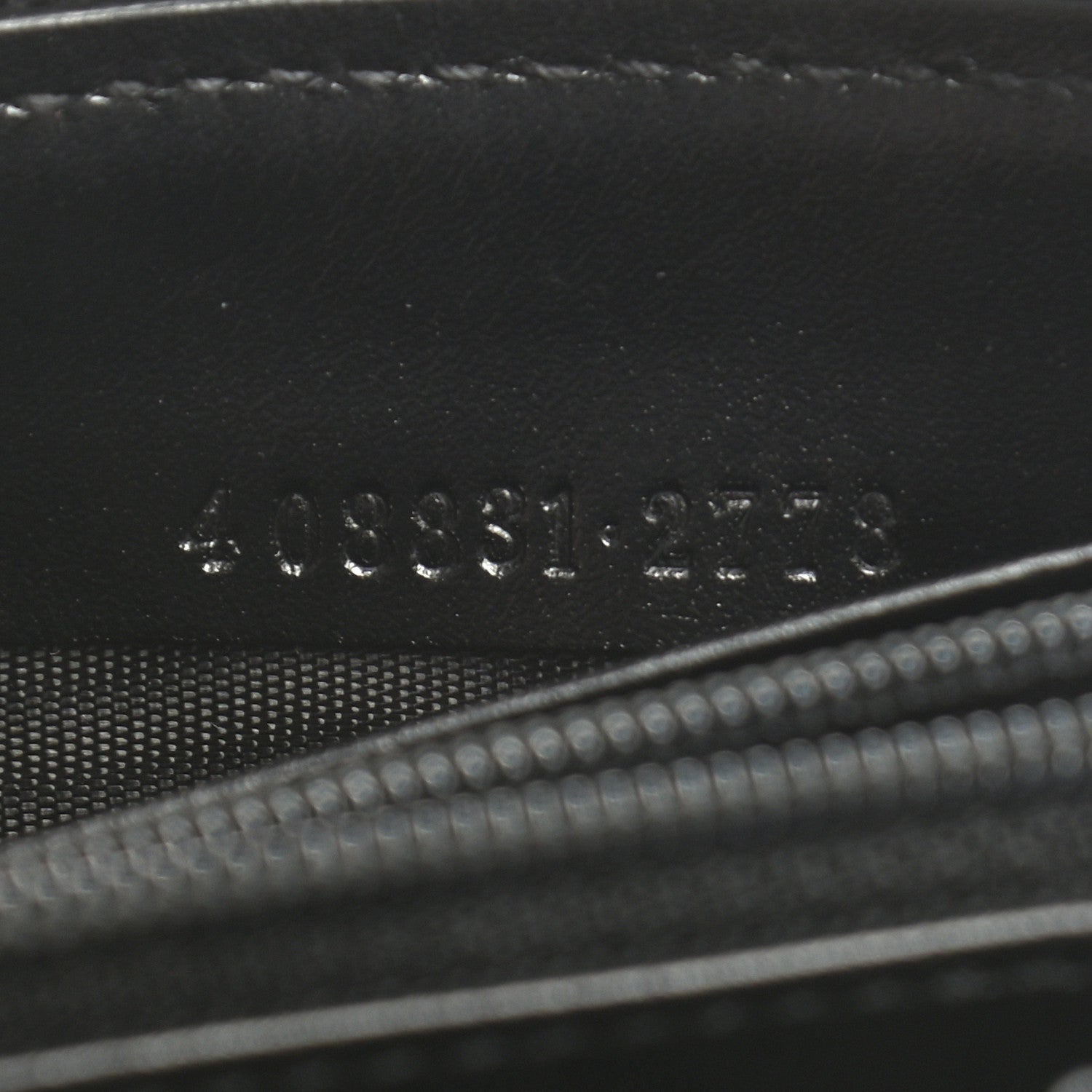 Gucci Guccissima Web Zip Around Wallet Black 7 of 8