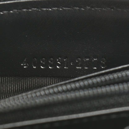 Gucci Guccissima Web Zip Around Wallet Black 7 of 8