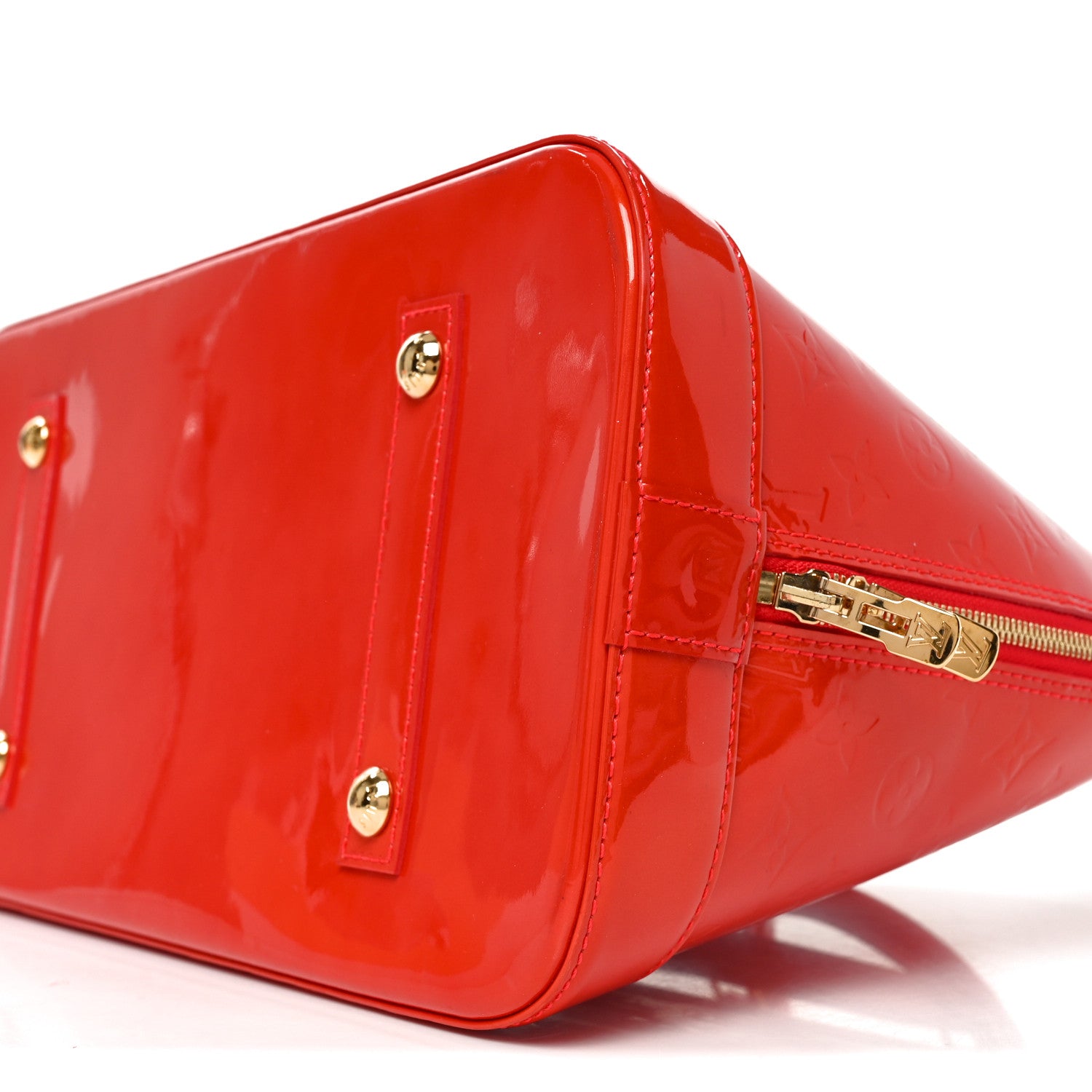 Louis Vuitton Vernis Alma GM Rouge Grenadine 9 of 9