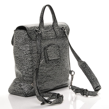 3.1 Phillip Lim 3.1 Textured Calfskin Pashli Backpack Black Cream 3 of 7