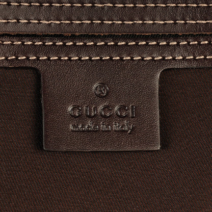 Gucci GG Supreme Monogram Selleria Calfskin Briefcase Beige Ebony Cocoa 6 of 7