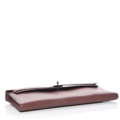 Hermes Tadelakt Kelly Cut Clutch Pochette Griolet 4 of 12