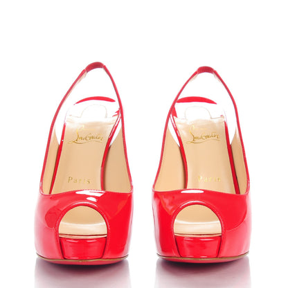 Christian Louboutin Patent Private Number 120 Pumps 39.5 Pavot 2 of 10