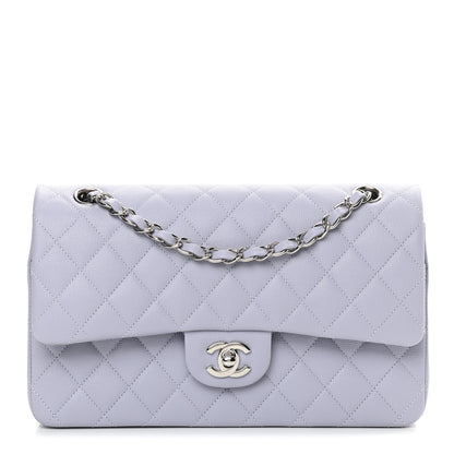 Chanel Caviar Quilted Medium Double Flap Light Purple 1 of 10