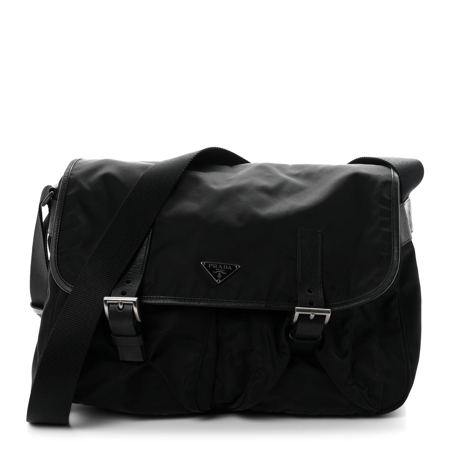 Prada Nylon Vela Sport Messenger Bag Black 1 of 11