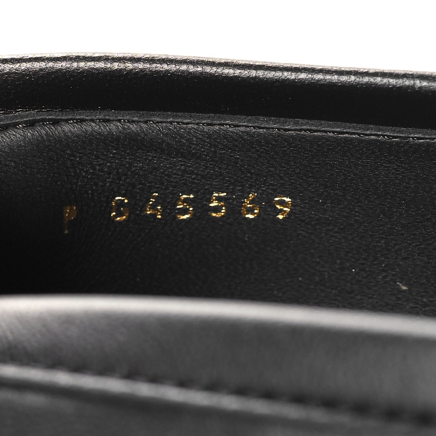 Lambskin Enamel CC Moccasin Loafers 40.5 Black