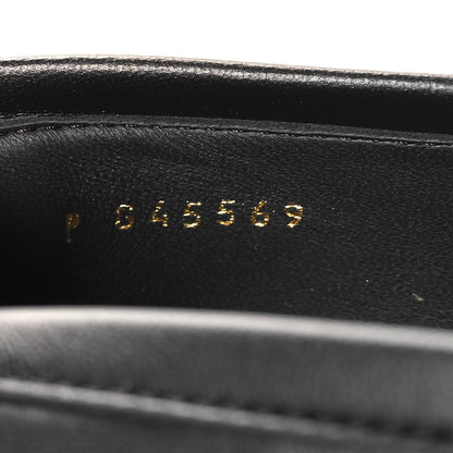 Chanel Lambskin Enamel CC Moccasin Loafers 40.5 Black 7 of 10