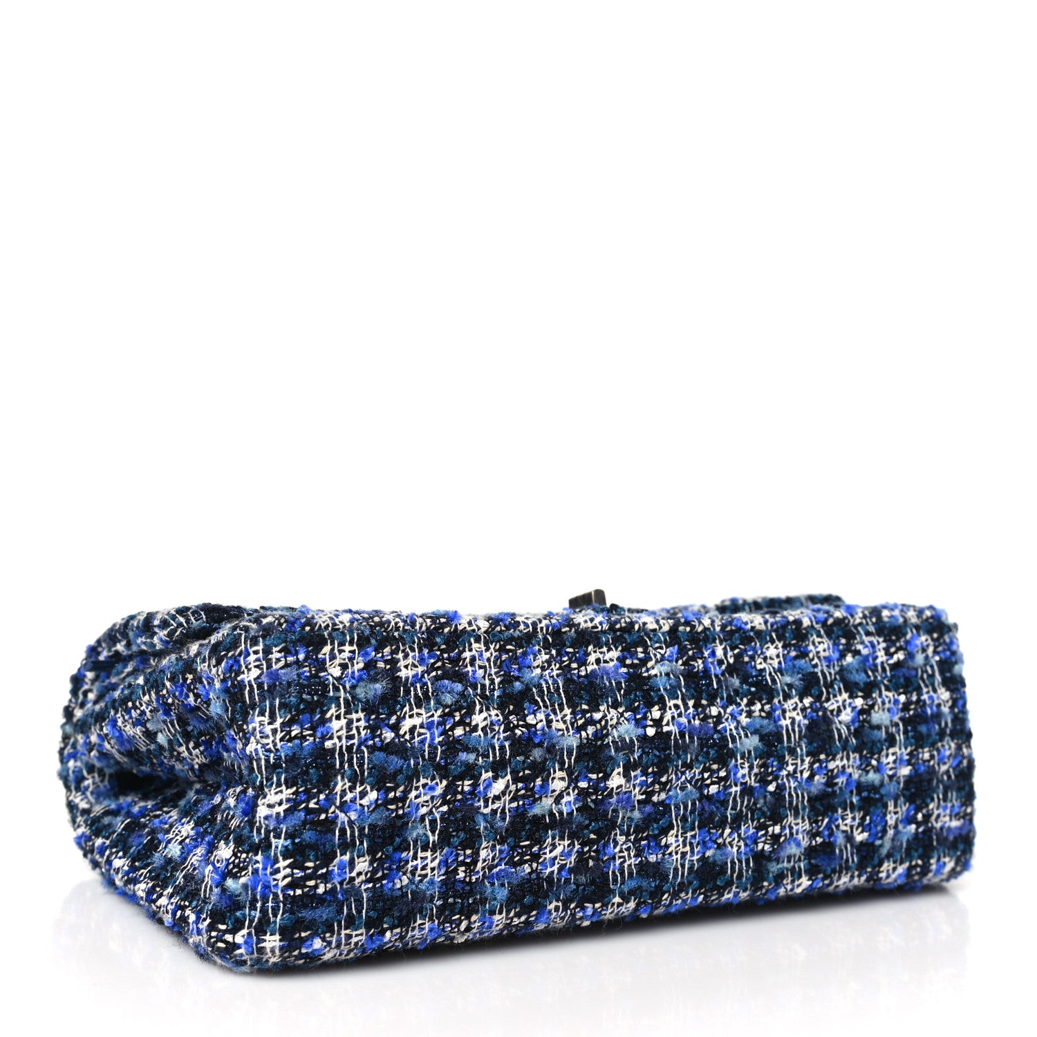 Chanel Tweed Quilted 2.55 Reissue 225 Flap Blue 4 of 10