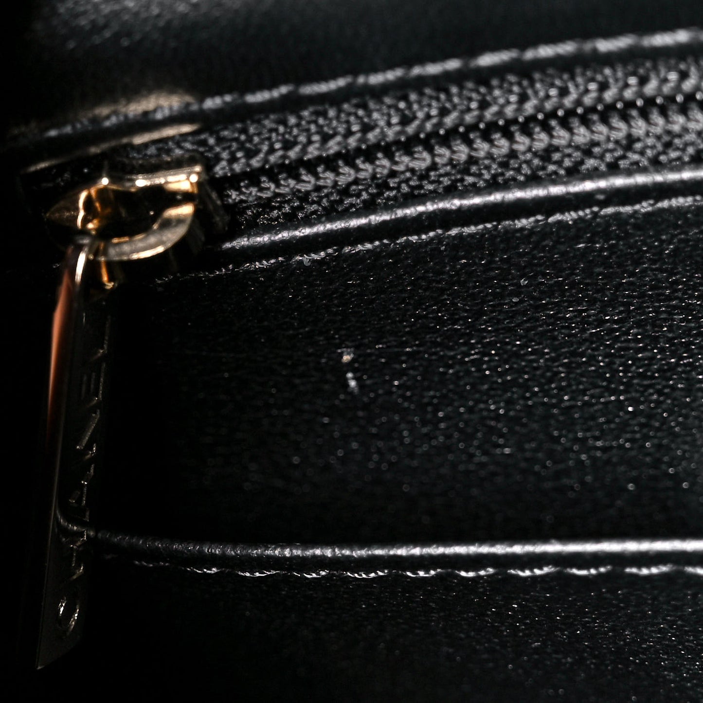 Lambskin Quilted Mini Square Flap Black