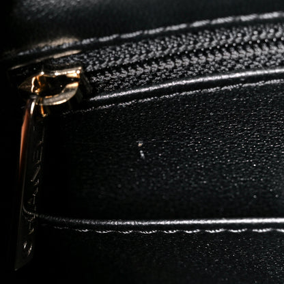 Chanel Lambskin Quilted Mini Square Flap Black 11 of 13