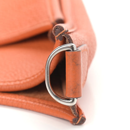 Hermes Taurillon Clemence Evelyne III PM Orange 16 of 19