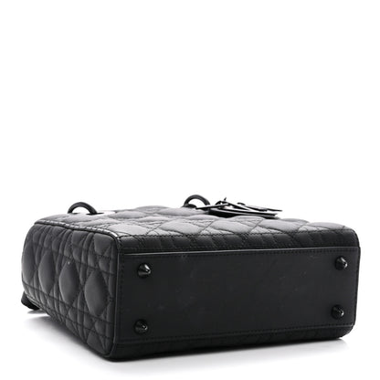 Christian Dior Ultra Matte Calfskin Cannage Small My ABCDior Lady Dior Black 4 of 10
