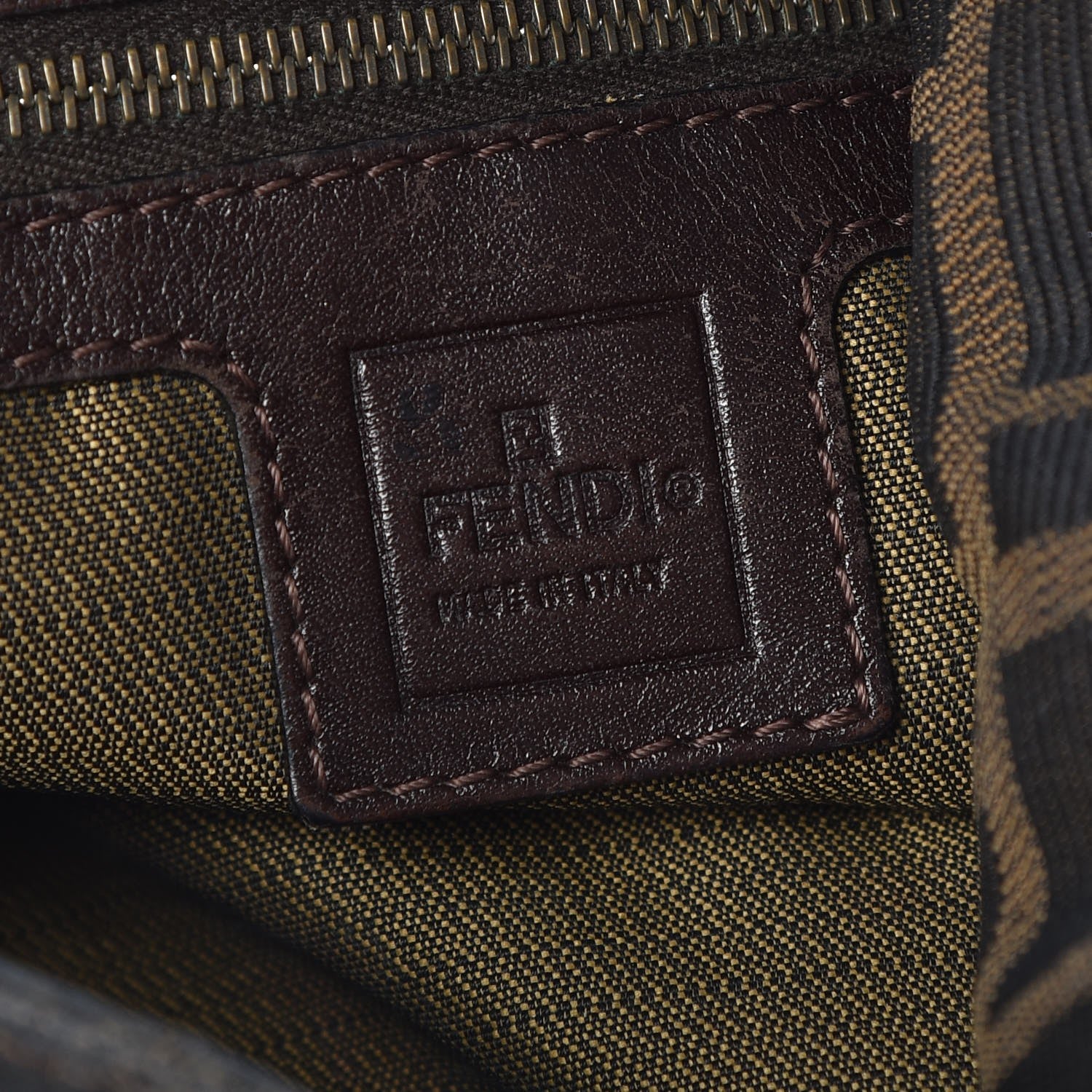 Fendi Zucca Small Hobo Tobacco 6 of 16