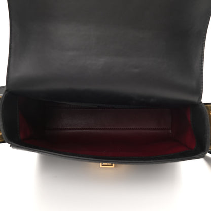 Givenchy Calfskin Crocodile Embossed Medium Eden Black 5 of 9