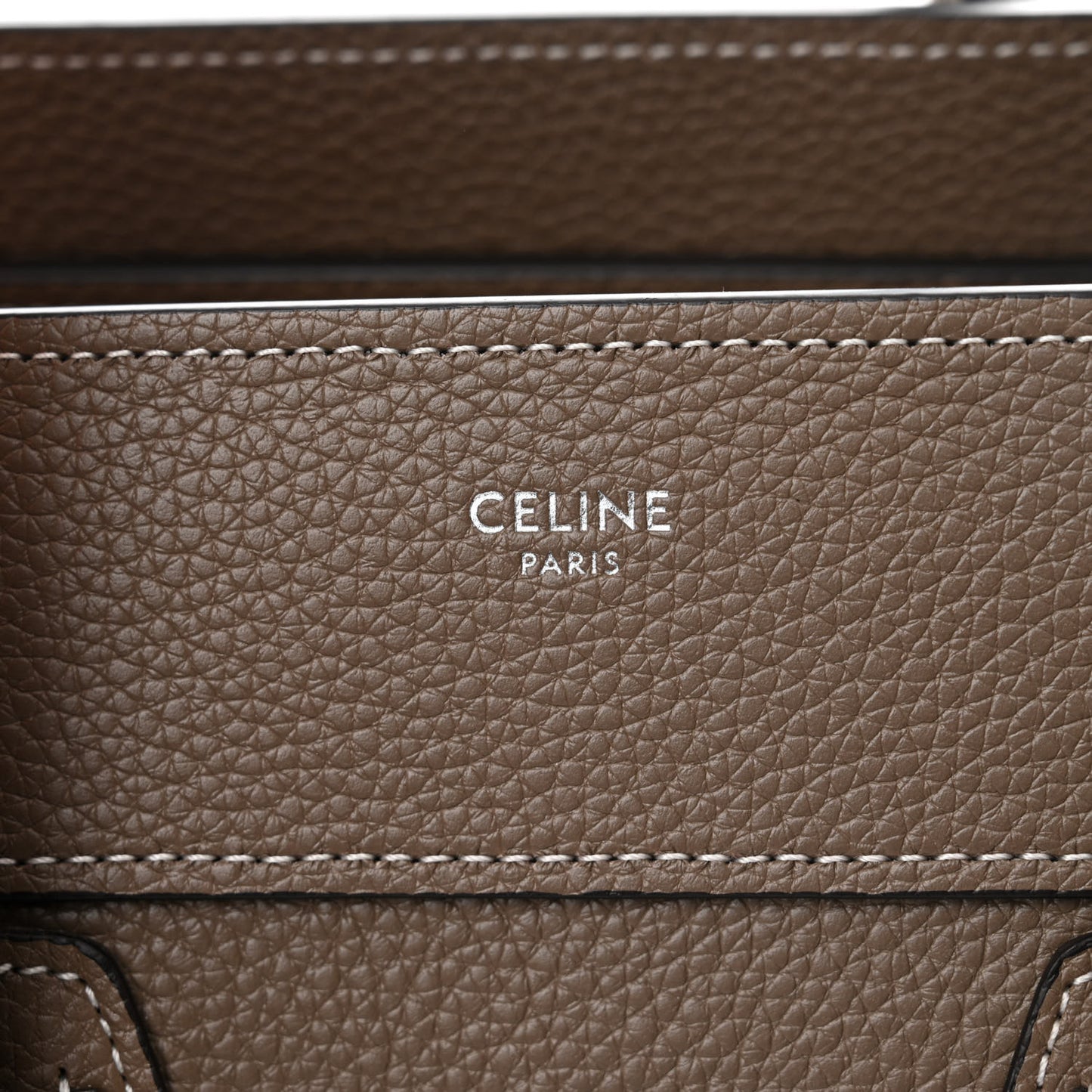 Drummed Calfskin Micro Luggage Souris