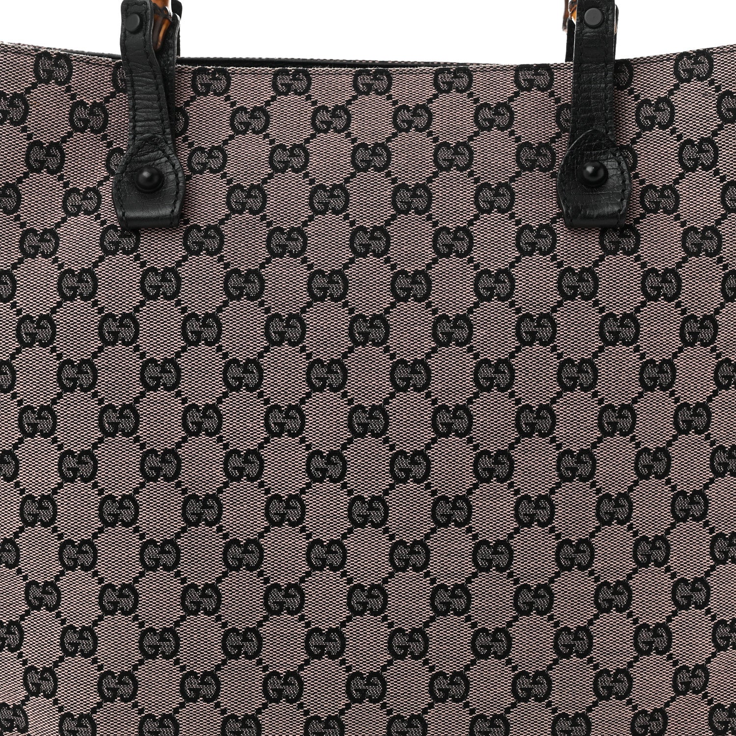 Gucci Monogram Bamboo Handle Bag Pink 8 of 11