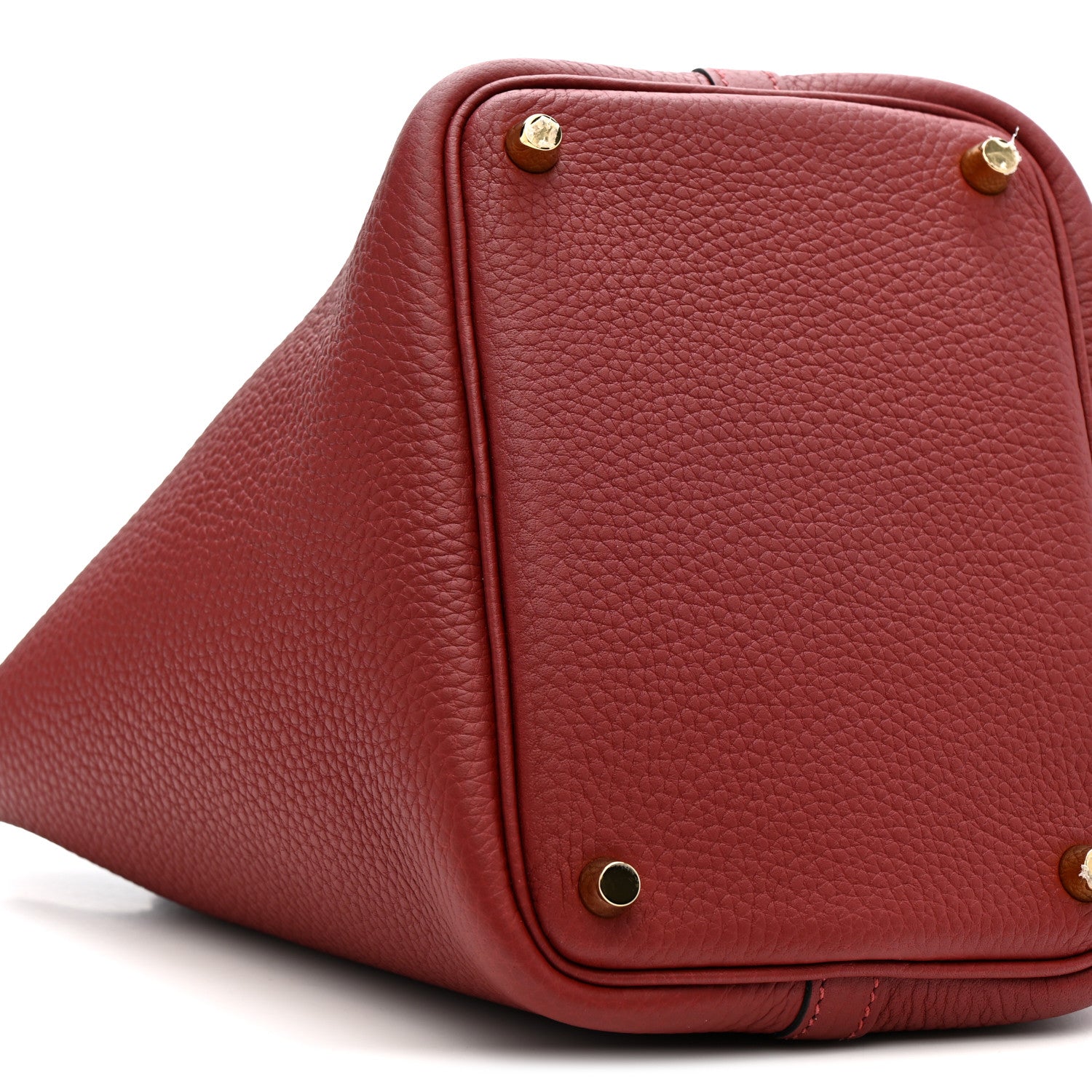 Hermes Taurillon Clemence Picotin Lock 18 PM Rouge H 9 of 11