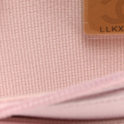 Chanel Caviar Quilted Wallet on Chain WOC Light Pink 8 of 12