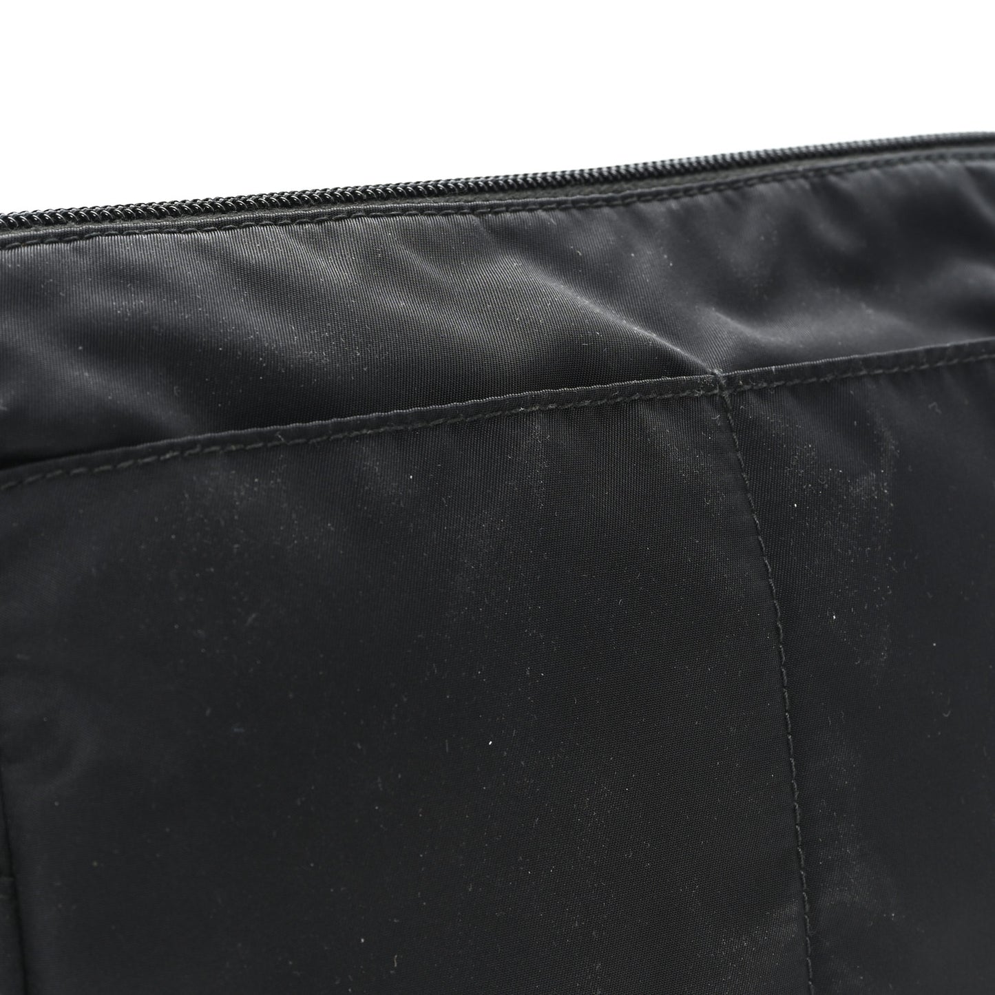Re-Nylon Saffiano Travel Pouch Black Astrale