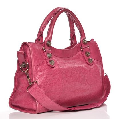 Balenciaga Agneau Giant 21 Rose Gold Hardware City Cyclamen Fucsia 4 of 8