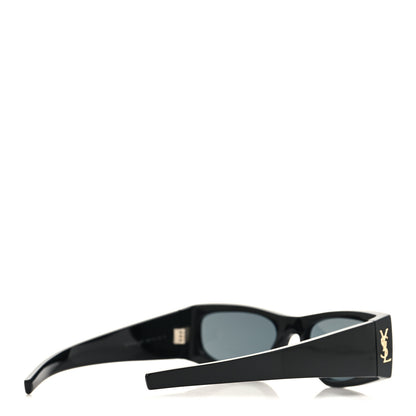 Saint Laurent Acetate Rectangle SL M140/F Sunglasses Black 4 of 8