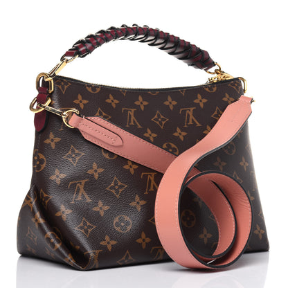 Louis Vuitton Monogram Beaubourg Hobo Mini Bordeaux Red Peach Safran Blue Jean Blue 4 of 17