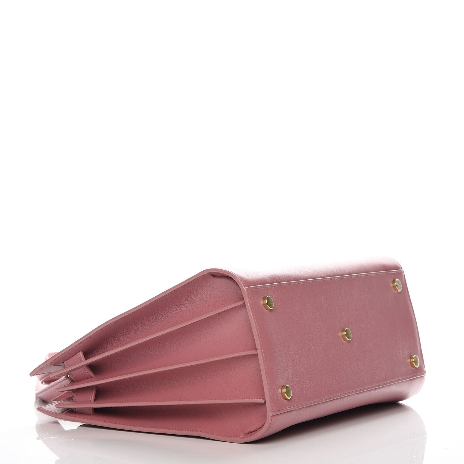 Saint Laurent Calfskin Small Sac De Jour Dark Rose 5 of 9