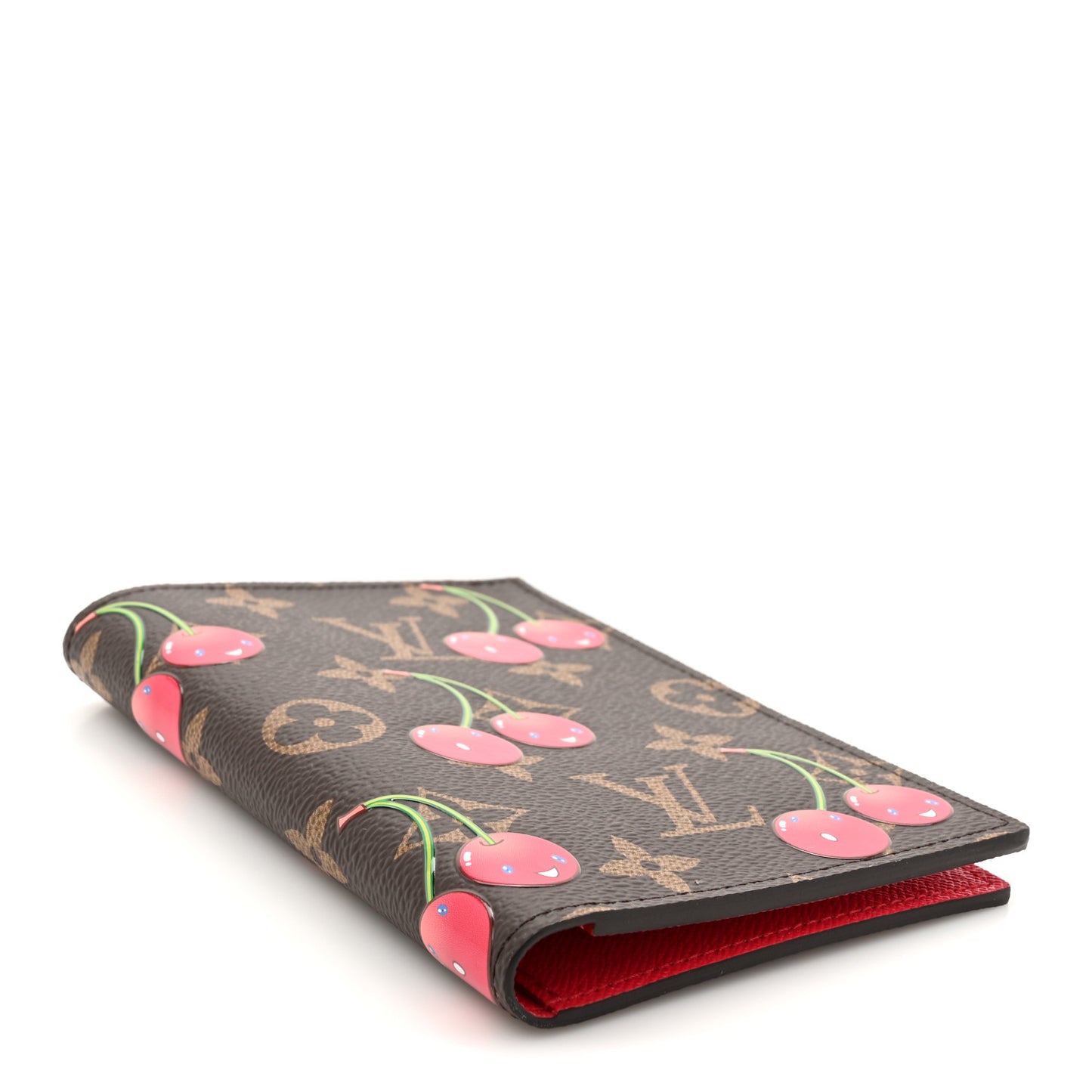 LV X TM Monogram Cerises Passport Cover