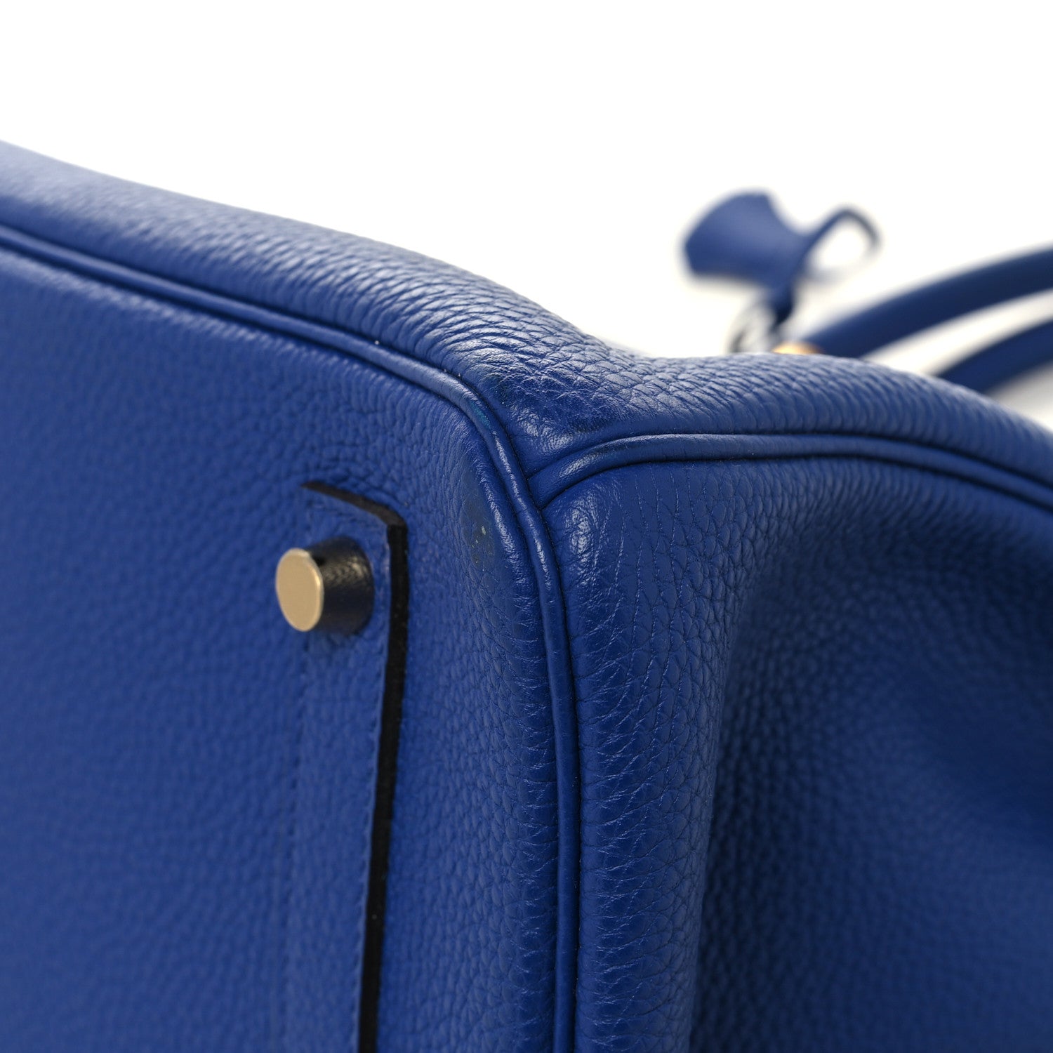 Hermes Togo BIRKIN 35 Bleu Electrique 10 of 13