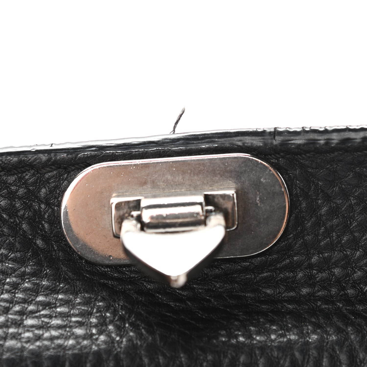 Valentino Garavani Pebbled Calfskin Tribal Small Guitar Strap Rockstud Rolling Flip-Lock Messenger Bag Black 10 of 13