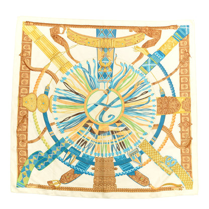 Hermes Cashmere Silk Ceintures et Liens Shawl 140 1 of 5