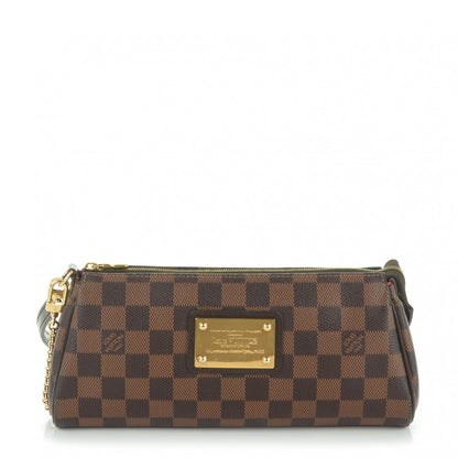 Louis Vuitton Damier Ebene Eva Clutch 1 of 7