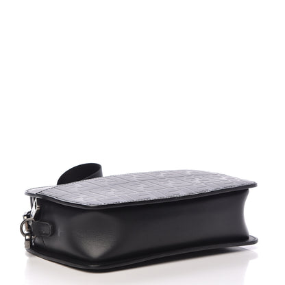Fendi Vitello Century Grace FF Embossed Shoulder Clutch Black 4 of 11
