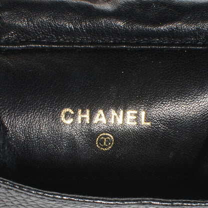 Chanel Caviar Cell Phone Case Messenger Black 5 of 7