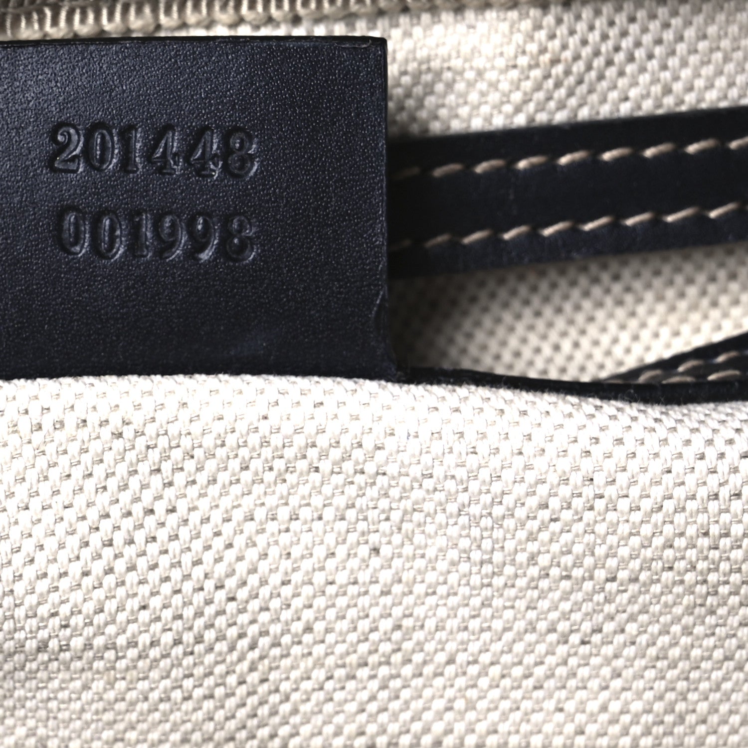 Gucci GG Plus Monogram Selleria Calfskin Medium Messenger Bag Beige Blue 7 of 11