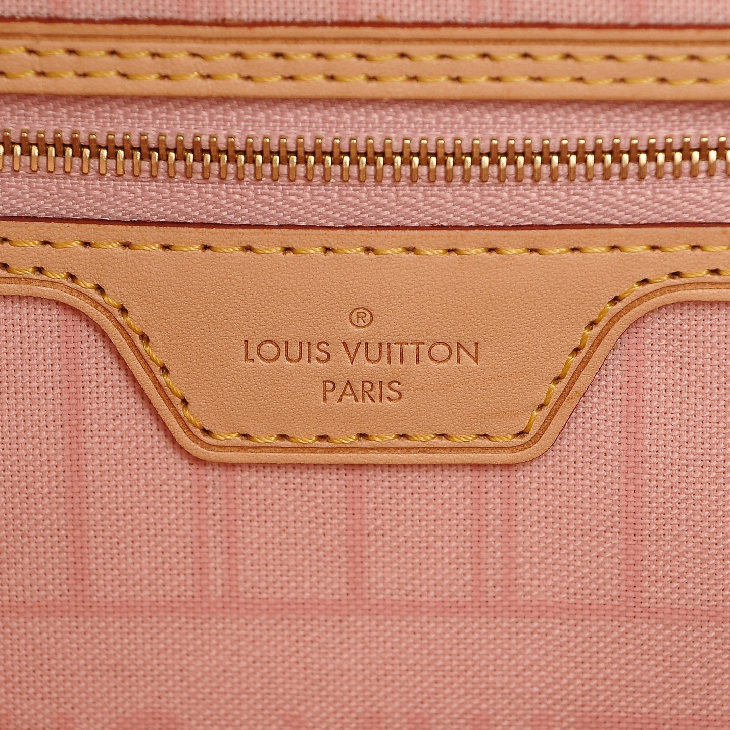 Damier Azur Neo Neverfull MM Rose Ballerine