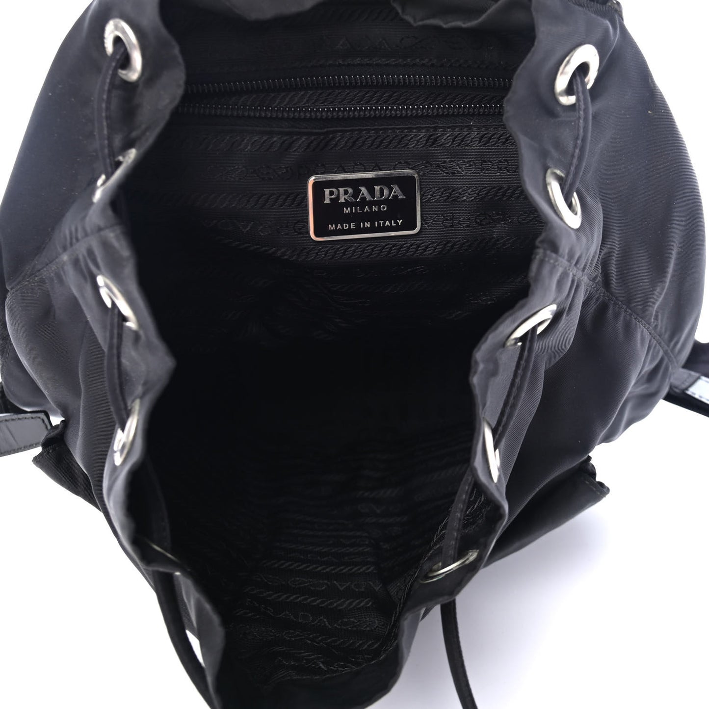 Tessuto Nylon Vela Small Backpack Black
