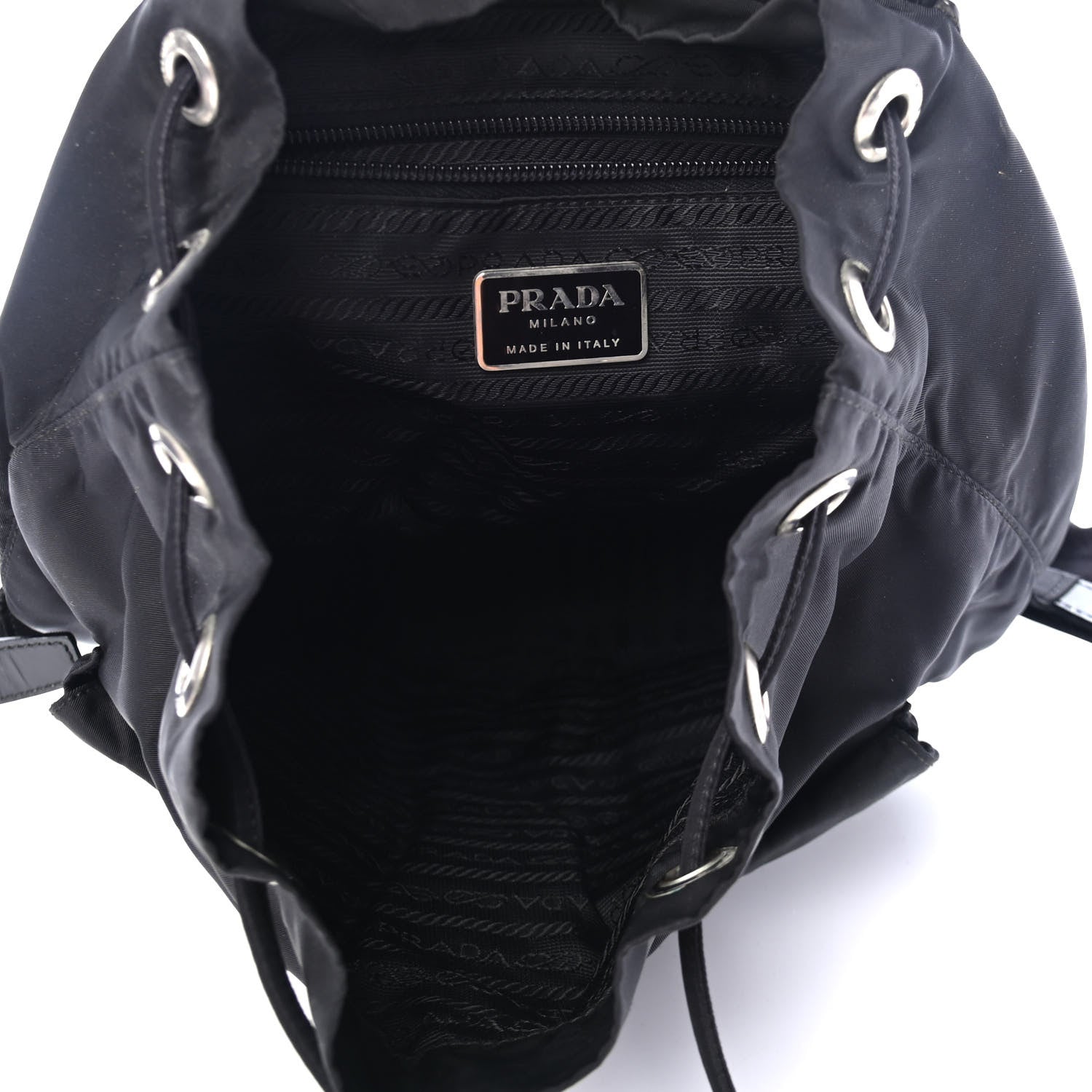 Prada Tessuto Nylon Vela Small Backpack Black 4 of 4