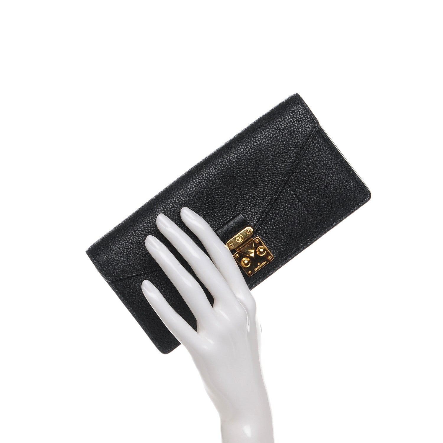Louis Vuitton Veau Cachemire Dauphine Wallet Black 2 of 7