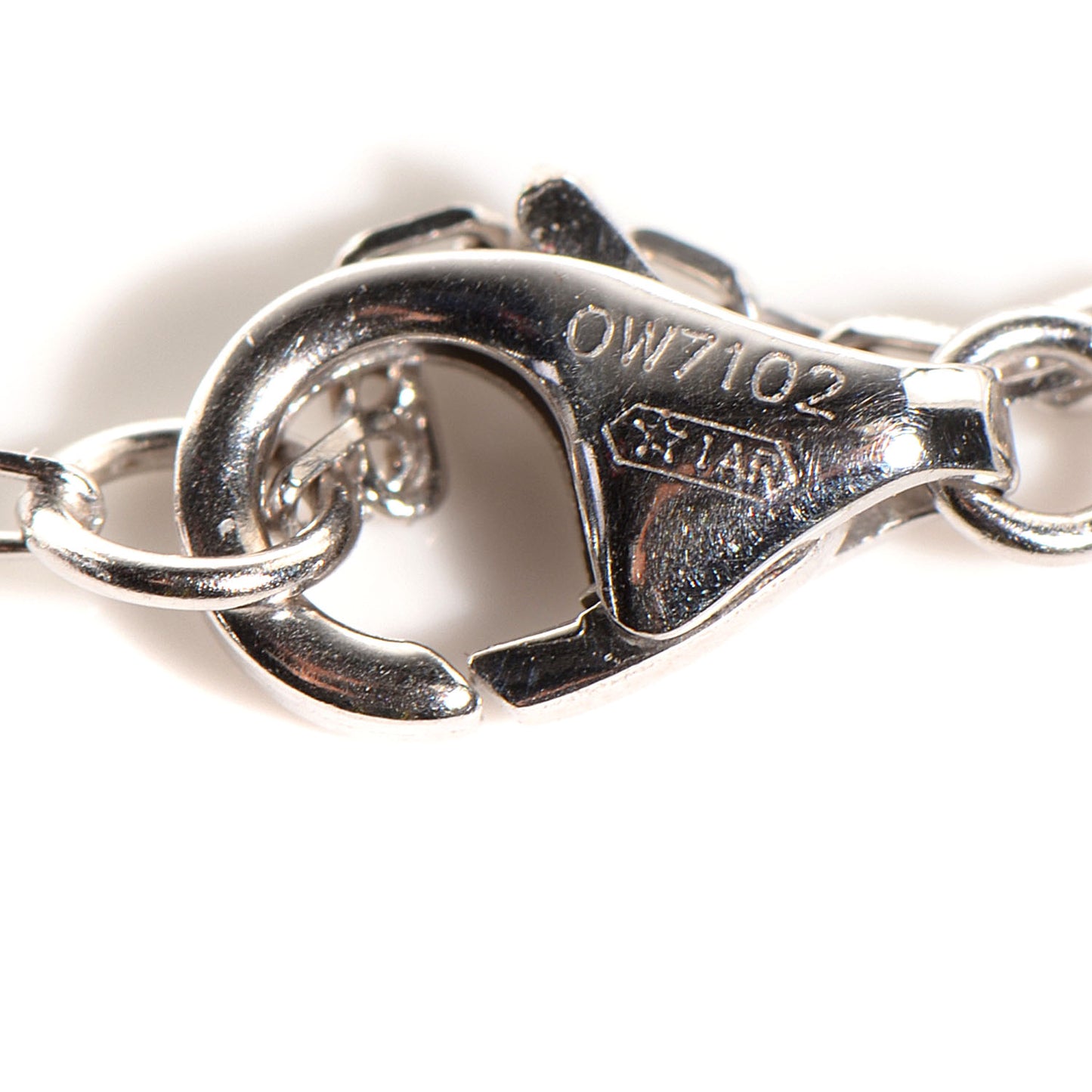 18K White Gold Diamond SM D'Amour Pendant Necklace