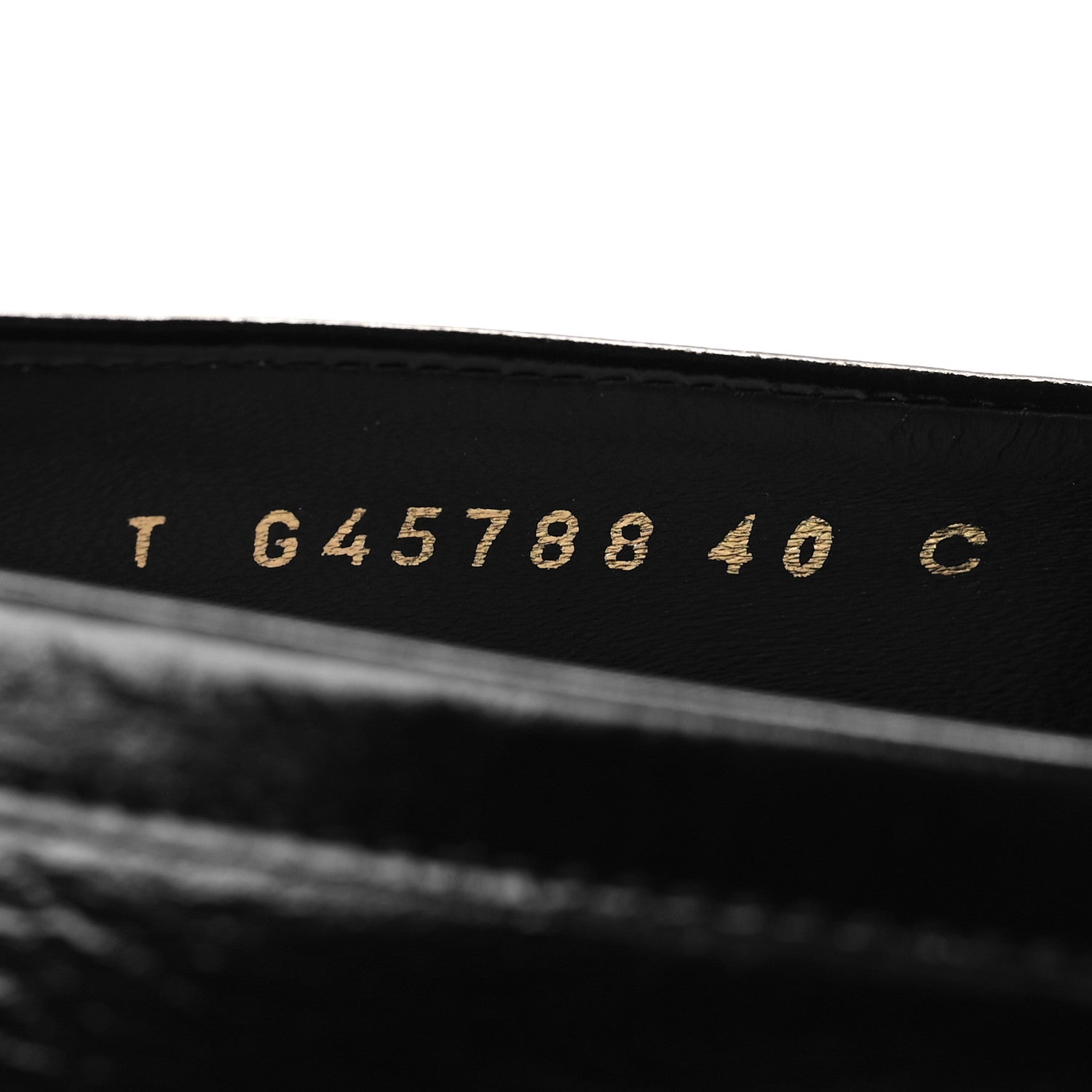 Chanel Shiny Calfskin Logo Loafers 40 Black 6 of 9